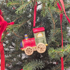 Festive Train Bauble